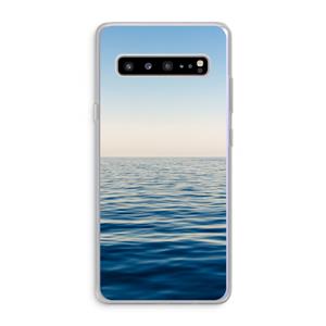CaseCompany Water horizon: Samsung Galaxy S10 5G Transparant Hoesje