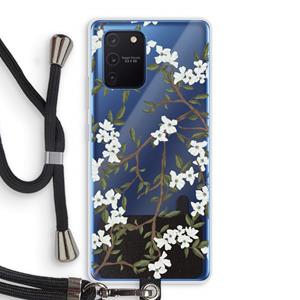 CaseCompany Blossoming spring: Samsung Galaxy Note 10 Lite Transparant Hoesje met koord