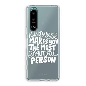 CaseCompany The prettiest: Sony Xperia 5 III Transparant Hoesje