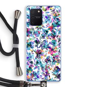 CaseCompany Hibiscus Flowers: Samsung Galaxy Note 10 Lite Transparant Hoesje met koord