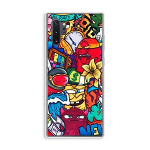 CaseCompany No Rules: Samsung Galaxy Note 10 Plus Transparant Hoesje