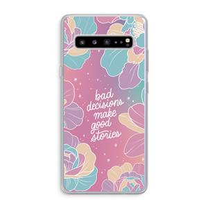 CaseCompany Good stories: Samsung Galaxy S10 5G Transparant Hoesje