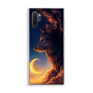 CaseCompany Night Guardian: Samsung Galaxy Note 10 Plus Transparant Hoesje