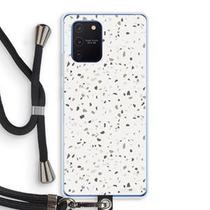 CaseCompany Terrazzo N°14: Samsung Galaxy Note 10 Lite Transparant Hoesje met koord