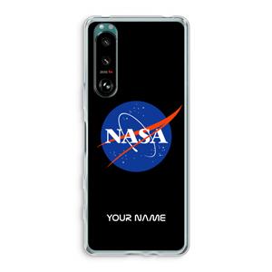 CaseCompany NASA: Sony Xperia 5 III Transparant Hoesje