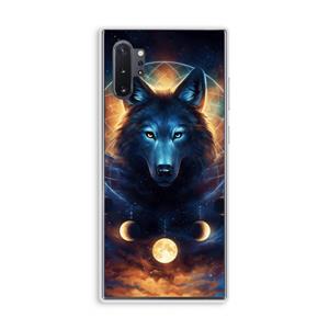 CaseCompany Wolf Dreamcatcher: Samsung Galaxy Note 10 Plus Transparant Hoesje