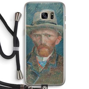 CaseCompany Van Gogh: Samsung Galaxy S7 Edge Transparant Hoesje met koord