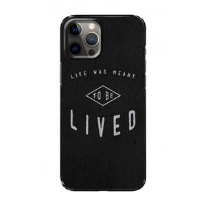 CaseCompany To be lived: Volledig geprint iPhone 12 Hoesje