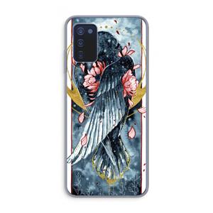 CaseCompany Golden Raven: Samsung Galaxy A03s Transparant Hoesje