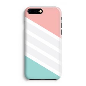 CaseCompany Strepen pastel: iPhone 8 Plus Volledig Geprint Hoesje