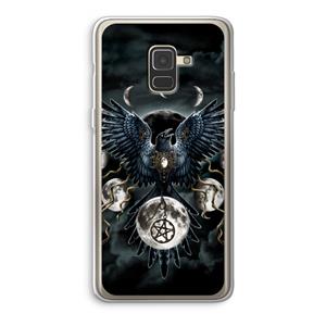 CaseCompany Sinister Wings: Samsung Galaxy A8 (2018) Transparant Hoesje