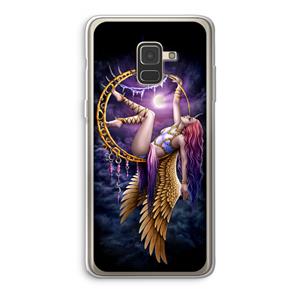 CaseCompany Aerial Angel: Samsung Galaxy A8 (2018) Transparant Hoesje