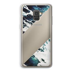 CaseCompany Golven: Samsung Galaxy A8 (2018) Transparant Hoesje