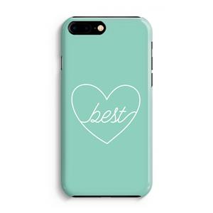CaseCompany Best heart pastel: iPhone 8 Plus Volledig Geprint Hoesje