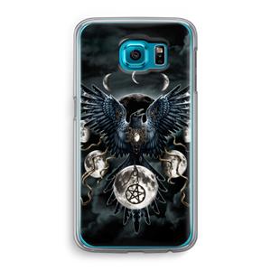 CaseCompany Sinister Wings: Samsung Galaxy S6 Transparant Hoesje