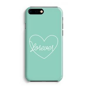 CaseCompany Forever heart pastel: iPhone 8 Plus Volledig Geprint Hoesje