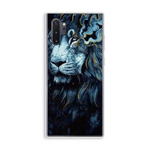 CaseCompany Darkness Lion: Samsung Galaxy Note 10 Plus Transparant Hoesje