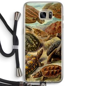 CaseCompany Haeckel Chelonia: Samsung Galaxy S7 Edge Transparant Hoesje met koord