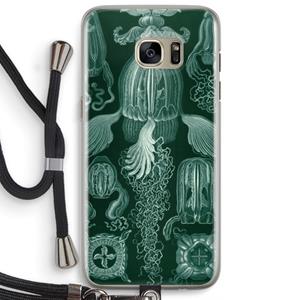 CaseCompany Haeckel Cubomedusae: Samsung Galaxy S7 Edge Transparant Hoesje met koord