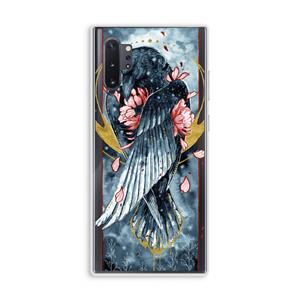 CaseCompany Golden Raven: Samsung Galaxy Note 10 Plus Transparant Hoesje