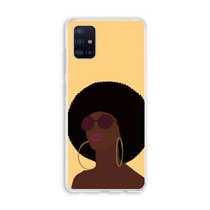 CaseCompany Golden hour: Galaxy A51 4G Transparant Hoesje
