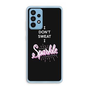 CaseCompany Sparkle quote: Samsung Galaxy A52 Transparant Hoesje