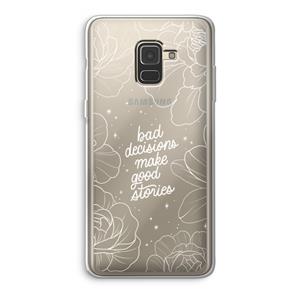 CaseCompany Good stories: Samsung Galaxy A8 (2018) Transparant Hoesje