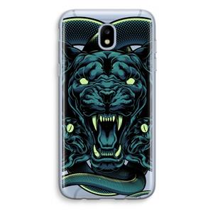 CaseCompany Cougar and Vipers: Samsung Galaxy J5 (2017) Transparant Hoesje