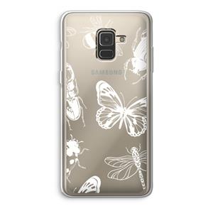 CaseCompany Tiny Bugs: Samsung Galaxy A8 (2018) Transparant Hoesje