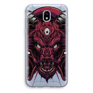 CaseCompany Hell Hound and Serpents: Samsung Galaxy J5 (2017) Transparant Hoesje