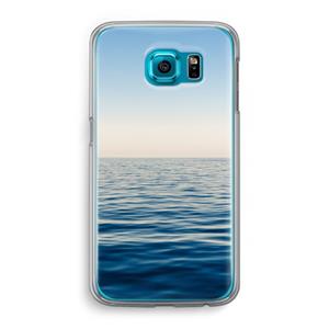 CaseCompany Water horizon: Samsung Galaxy S6 Transparant Hoesje