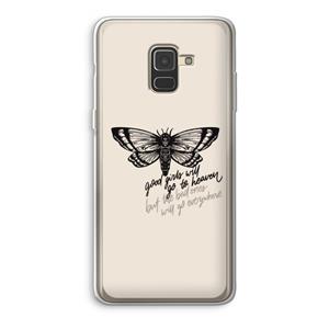 CaseCompany Good or bad: Samsung Galaxy A8 (2018) Transparant Hoesje
