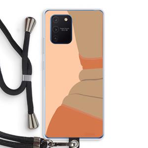 CaseCompany Bikini: Samsung Galaxy Note 10 Lite Transparant Hoesje met koord