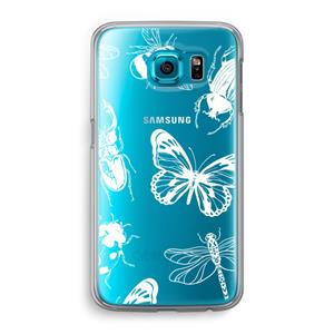 CaseCompany Tiny Bugs: Samsung Galaxy S6 Transparant Hoesje