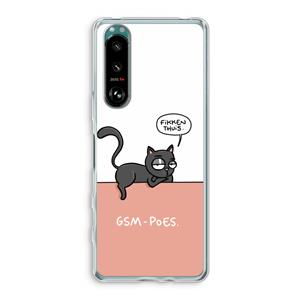 CaseCompany GSM poes: Sony Xperia 5 III Transparant Hoesje