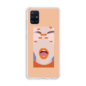 CaseCompany Surprise: Galaxy A51 4G Transparant Hoesje