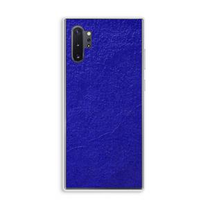 CaseCompany Majorelle Blue: Samsung Galaxy Note 10 Plus Transparant Hoesje