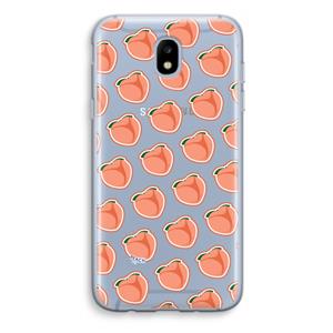 CaseCompany Just peachy: Samsung Galaxy J5 (2017) Transparant Hoesje