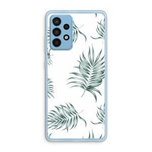 CaseCompany Simple leaves: Samsung Galaxy A52 Transparant Hoesje
