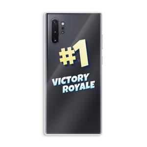 CaseCompany Victory Royale: Samsung Galaxy Note 10 Plus Transparant Hoesje