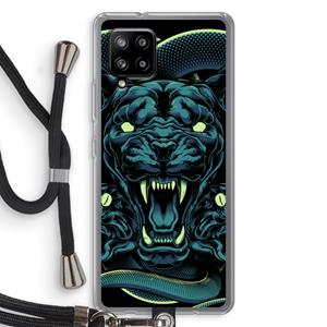 CaseCompany Cougar and Vipers: Samsung Galaxy A42 5G Transparant Hoesje met koord