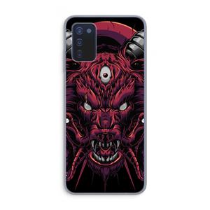 CaseCompany Hell Hound and Serpents: Samsung Galaxy A03s Transparant Hoesje