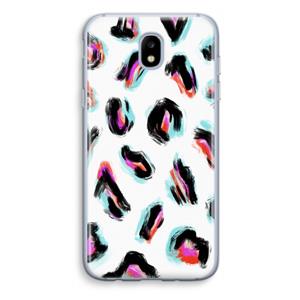 CaseCompany Cheetah color: Samsung Galaxy J5 (2017) Transparant Hoesje
