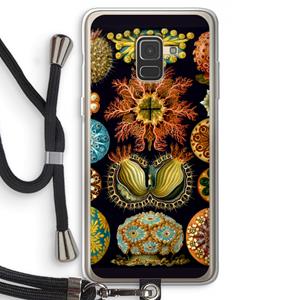 CaseCompany Haeckel Ascidiae: Samsung Galaxy A8 (2018) Transparant Hoesje met koord