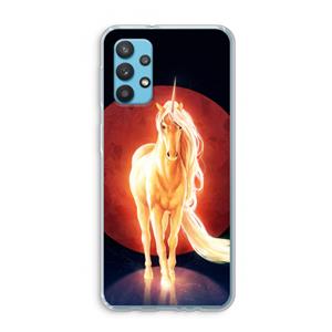 CaseCompany Last Unicorn: Samsung Galaxy A32 4G Transparant Hoesje