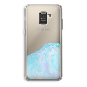 CaseCompany Fantasie pastel: Samsung Galaxy A8 (2018) Transparant Hoesje