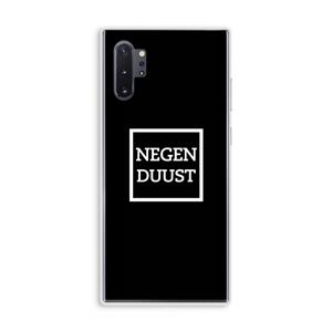 CaseCompany Negenduust black: Samsung Galaxy Note 10 Plus Transparant Hoesje