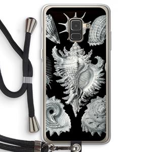 CaseCompany Haeckel Prosobranchia: Samsung Galaxy A8 (2018) Transparant Hoesje met koord