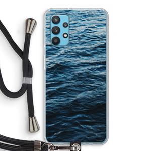 CaseCompany Oceaan: Samsung Galaxy A32 4G Transparant Hoesje met koord