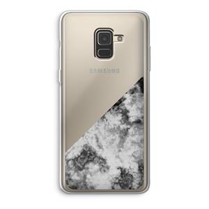 CaseCompany Onweer: Samsung Galaxy A8 (2018) Transparant Hoesje